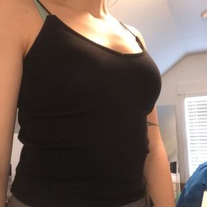 double spaghetti strap tank top